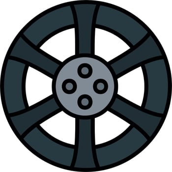 Wheel Vector Icon
