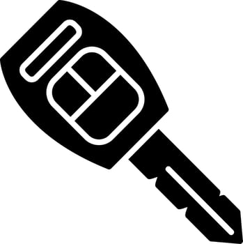 Car Key Vector Icon