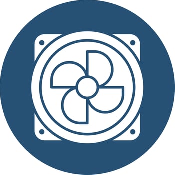 Cooling Fan Vector Icon