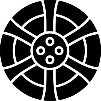 Wheel Vector Icon