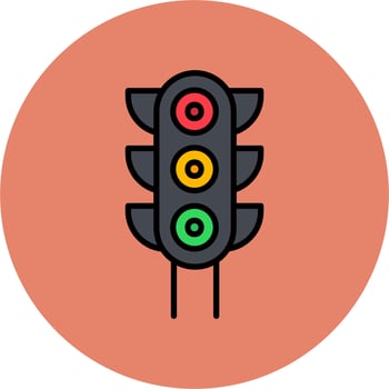 Traffic Light Vector Icon