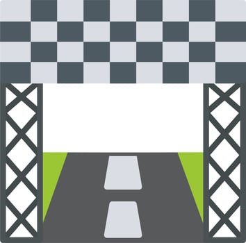 Racetrack Vector Icon