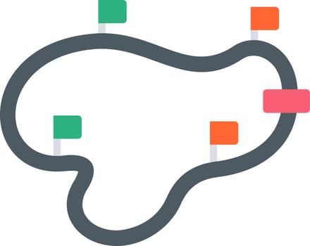 Race track Vector Icon