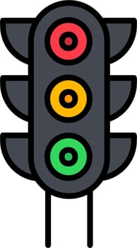 Traffic Light Vector Icon