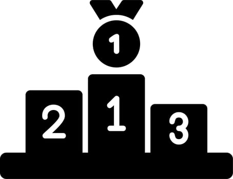 Podium Vector Icon
