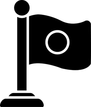 Pit Flag Vector Icon