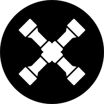Cross Wrench Vector Icon