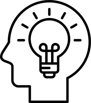 Think Vector Icon