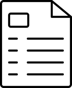 Page Vector Icon