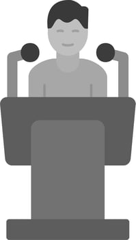 Press Conference Vector Icon
