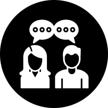 Opinion Vector Icon