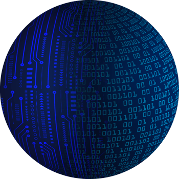 Modern Technology World Map Globe Crop-out png