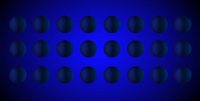 Modern Cybersecurity Technology Icon Pack with Globe vector