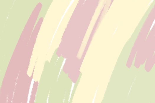 Delicate background with charcoal strokes in pastel colors, red and green, vector