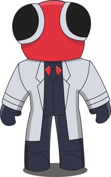 Doctor Monster Rainbow friends vector .Colorful toy cute monster.
