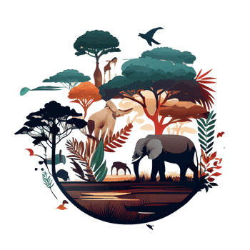 Discover the Beauty of Wildlife Illustration with High-Quality PNG Images