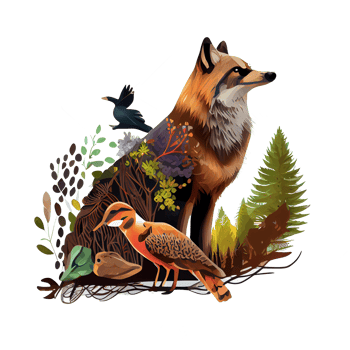 Discover the Beauty of Wildlife Illustration with High-Quality PNG Images