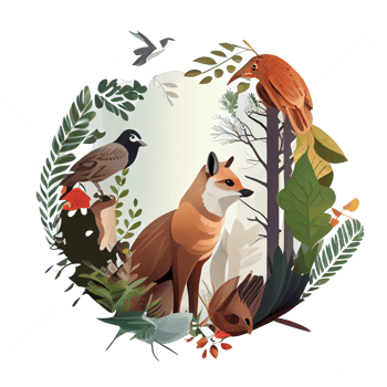 Discover the Beauty of Wildlife Illustration with High-Quality PNG Images