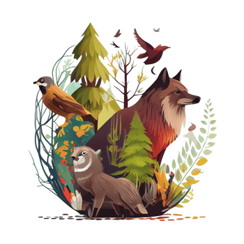 Discover the Beauty of Wildlife Illustration with High-Quality PNG Images