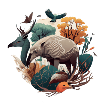 Discover the Beauty of Wildlife Illustration with High-Quality PNG Images