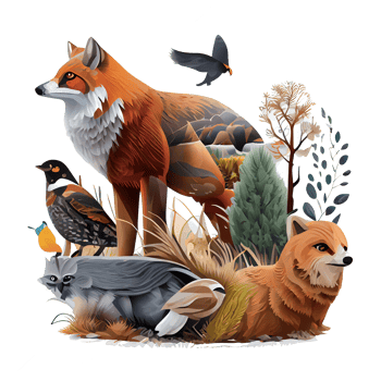 Discover the Beauty of Wildlife Illustration with High-Quality PNG Images