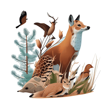 Discover the Beauty of Wildlife Illustration with High-Quality PNG Images