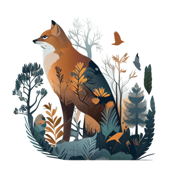 Discover the Beauty of Wildlife Illustration with High-Quality PNG Images