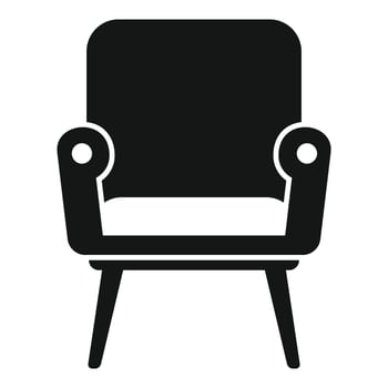 Relax armchair icon simple vector. Interior furniture vector