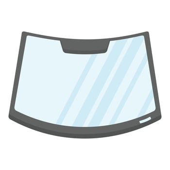 Car windscreen icon cartoon vector. Auto spare vector