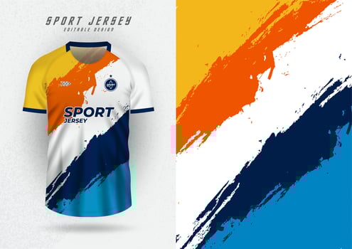 Backgrounds for sports jersey, soccer jerseys, running jerseys, racing jerseys, brush patterns, multi colors. vector