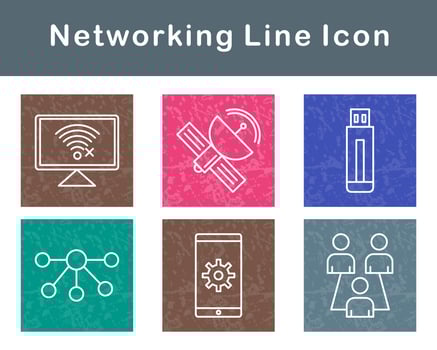 Networking Vector Icon Set