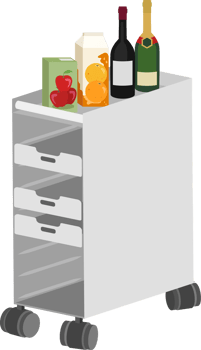 airline trolley icon png
