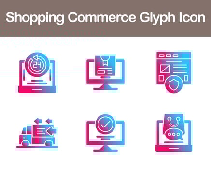 Shopping Commerce Vector Icon Set