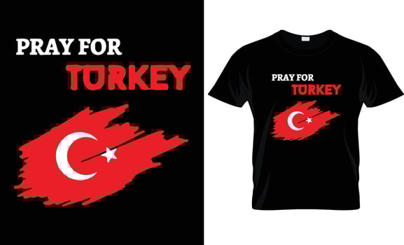 TURKIYE T - SHIRT DESIGN vector