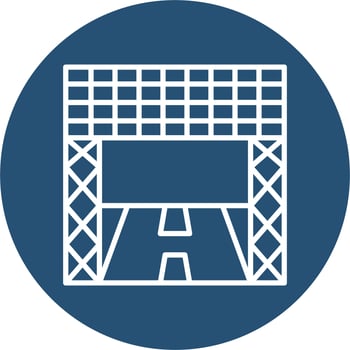 Racetrack Vector Icon