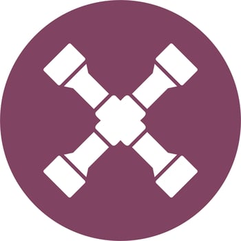Cross Wrench Vector Icon