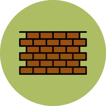 Brickwall Vector Icon