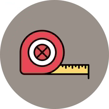 Measuring Tape Vector Icon