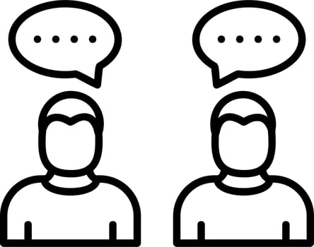 Conversation Vector Icon