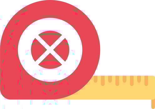 Measuring Tape Vector Icon