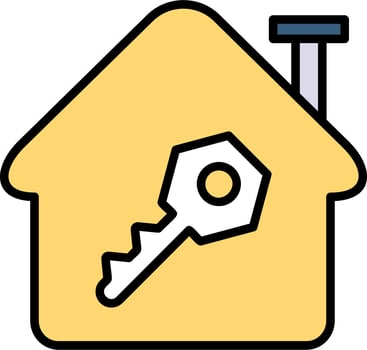 House Key Vector Icon