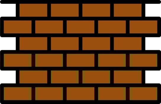 Brickwall Vector Icon