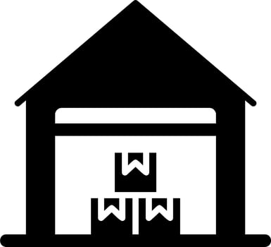 Warehouse Vector Icon