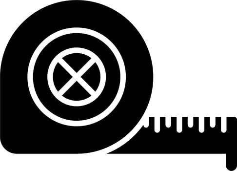 Measuring Tape Vector Icon