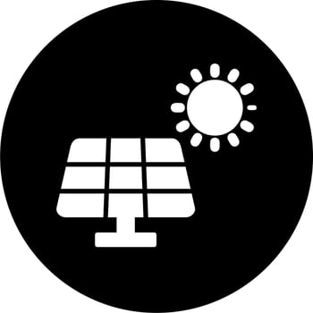 Solar Panel Vector Icon