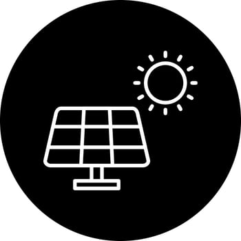 Solar Panel Vector Icon