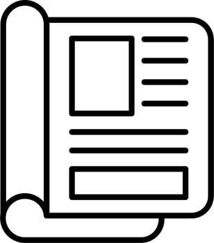 Editorial Design Vector Icon