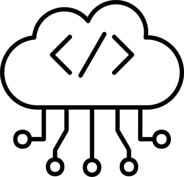 Cloud Computing Vector Icon