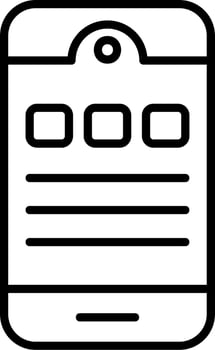 Mobile App Vector Icon