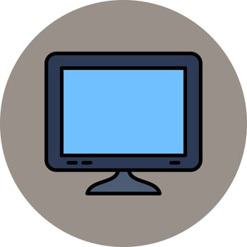 Monitor Vector Icon